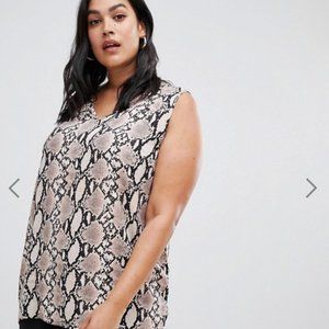 Snakeskin Tank Top - NEW W/ TAGS